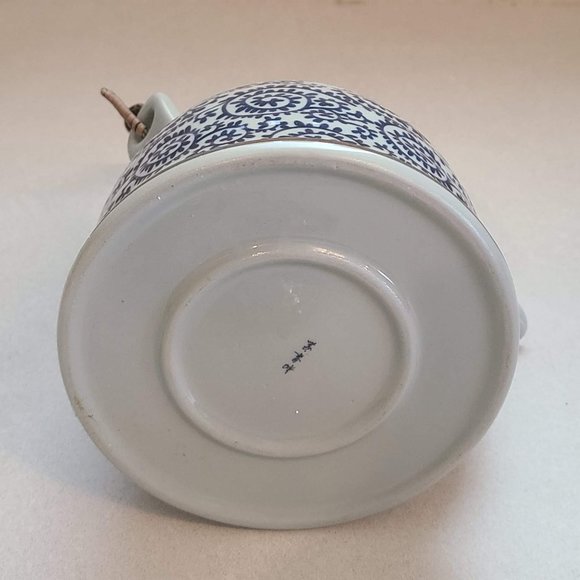 Blue Patterned Tea Pot - Picture 8 of 8